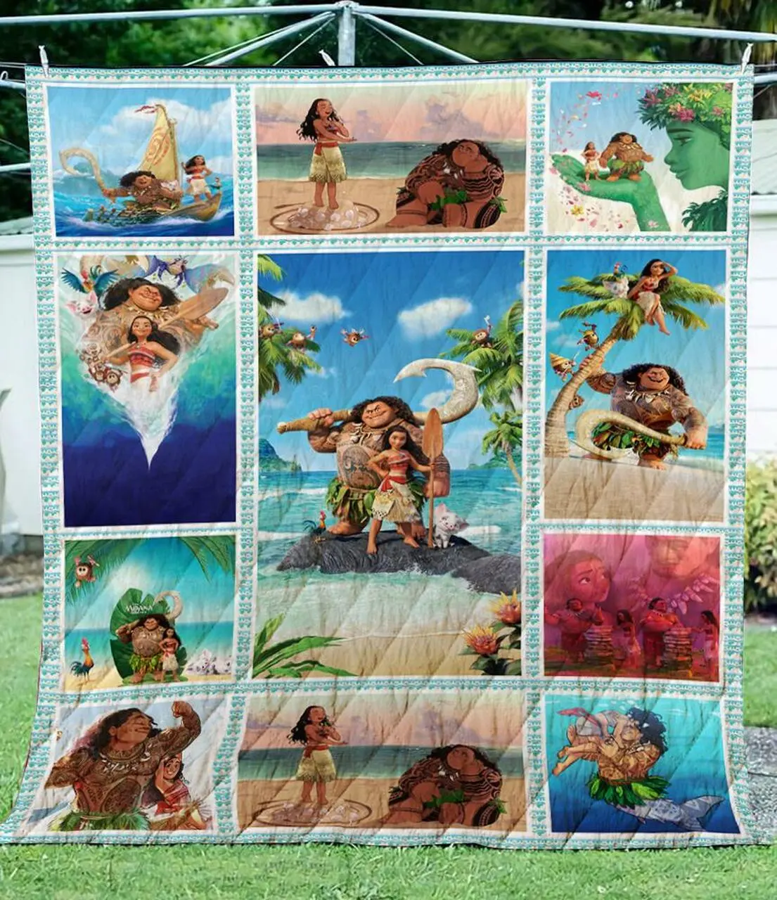 Moana Beautiful Summer Quilt Quilt and Home Decor