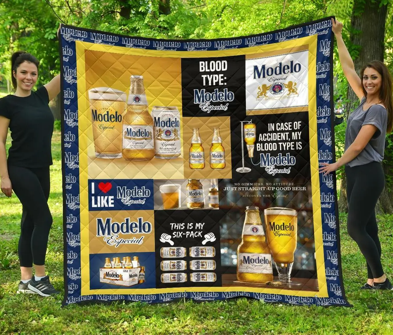 Modelo Especial Funny Gift For Beer Lover Quilt and Home Decor