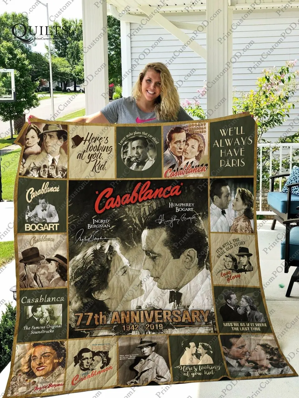 Mofi Casablanca Quilt Blanket and Home Decor