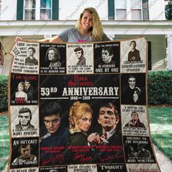 Mofi  Dark Shadows 1966 - 53Rd Anniversary Quilt Blanket and Home Decor