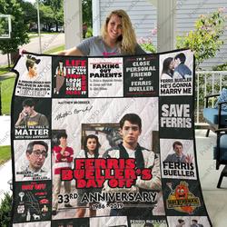 Mofi - Ferris BuellerS Day Off Quilt Blanket For Fans Ver 17-2 and Home Decor