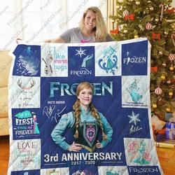 Mofi Frozen Quilt Blanket Ver 2 and Home Decor
