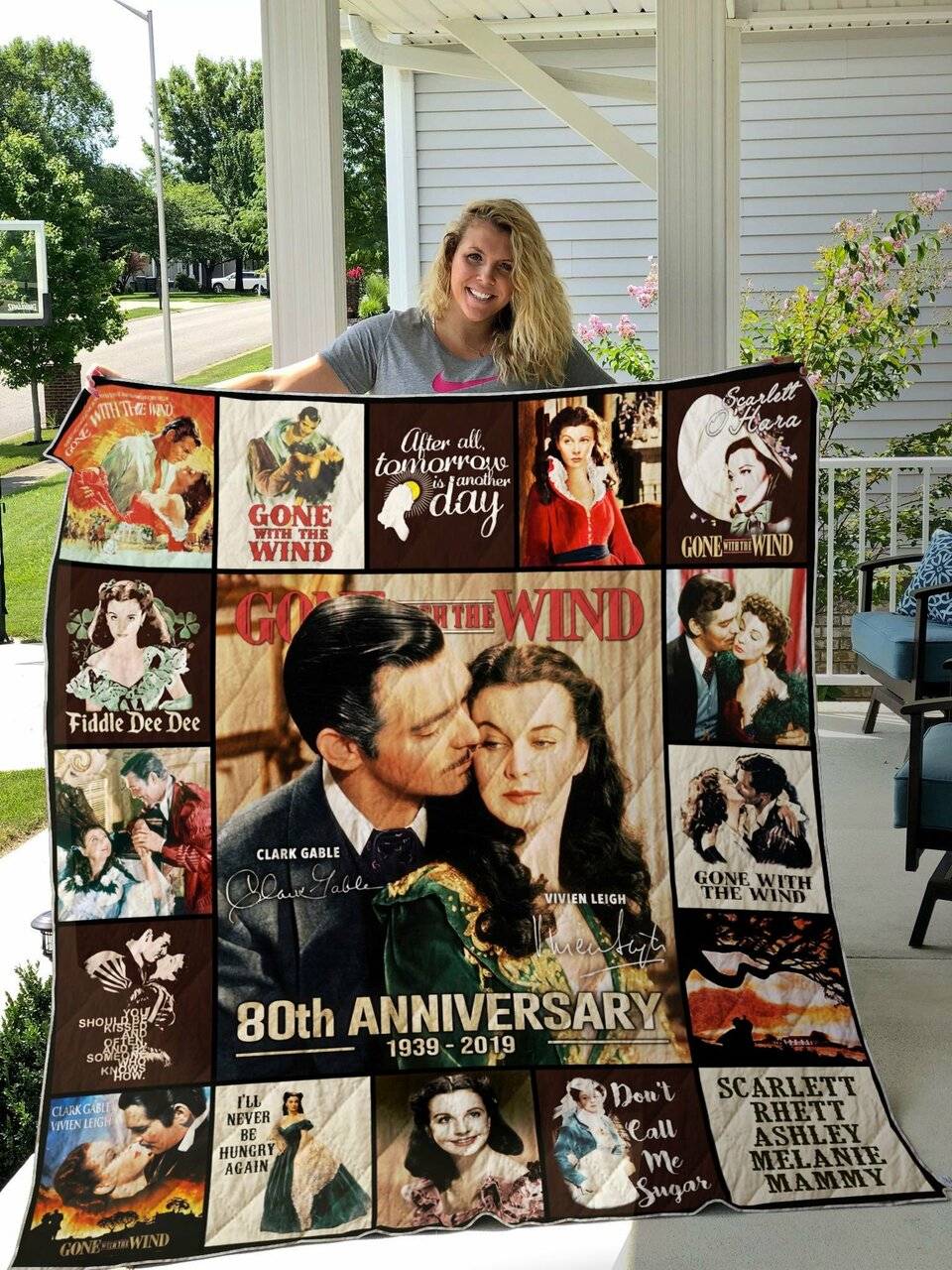 Mofi Gone With The Wind Quilt Blanket Ver 5 and Home Decor