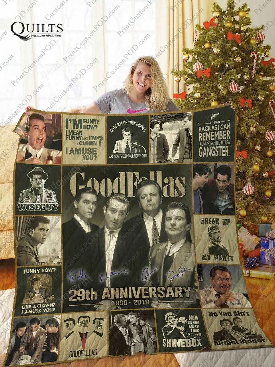 Mofi Goodfellas Quilt Blanket Ver 4 and Home Decor