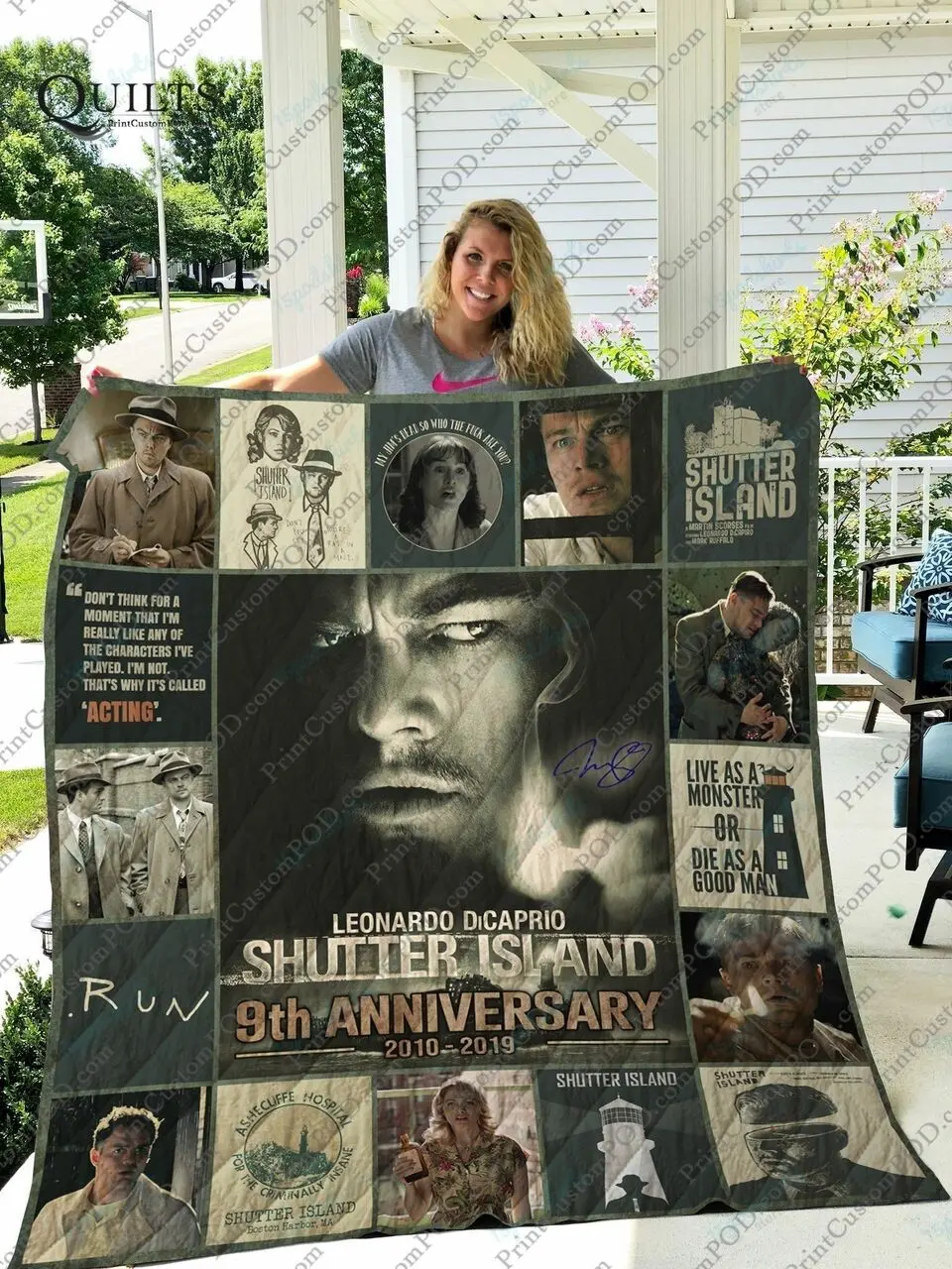 Mofi Shutter Island Quilt Blanket and Home Decor