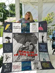 Mofi  Singing In The Rain Quilt Blanket For Fans Ver 2 and Home Decor