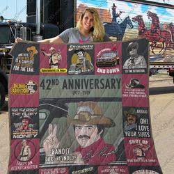 Mofi  Smokey And The Bandit 42Nd Anniversary 1977 - 2019 Quilt Blanket and Home Decor