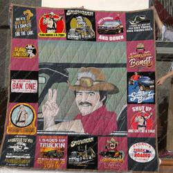 Mofi - Smokey And The Bandit T-Shirts Quilt Blanket For Fans  Version 17 and Home Decor
