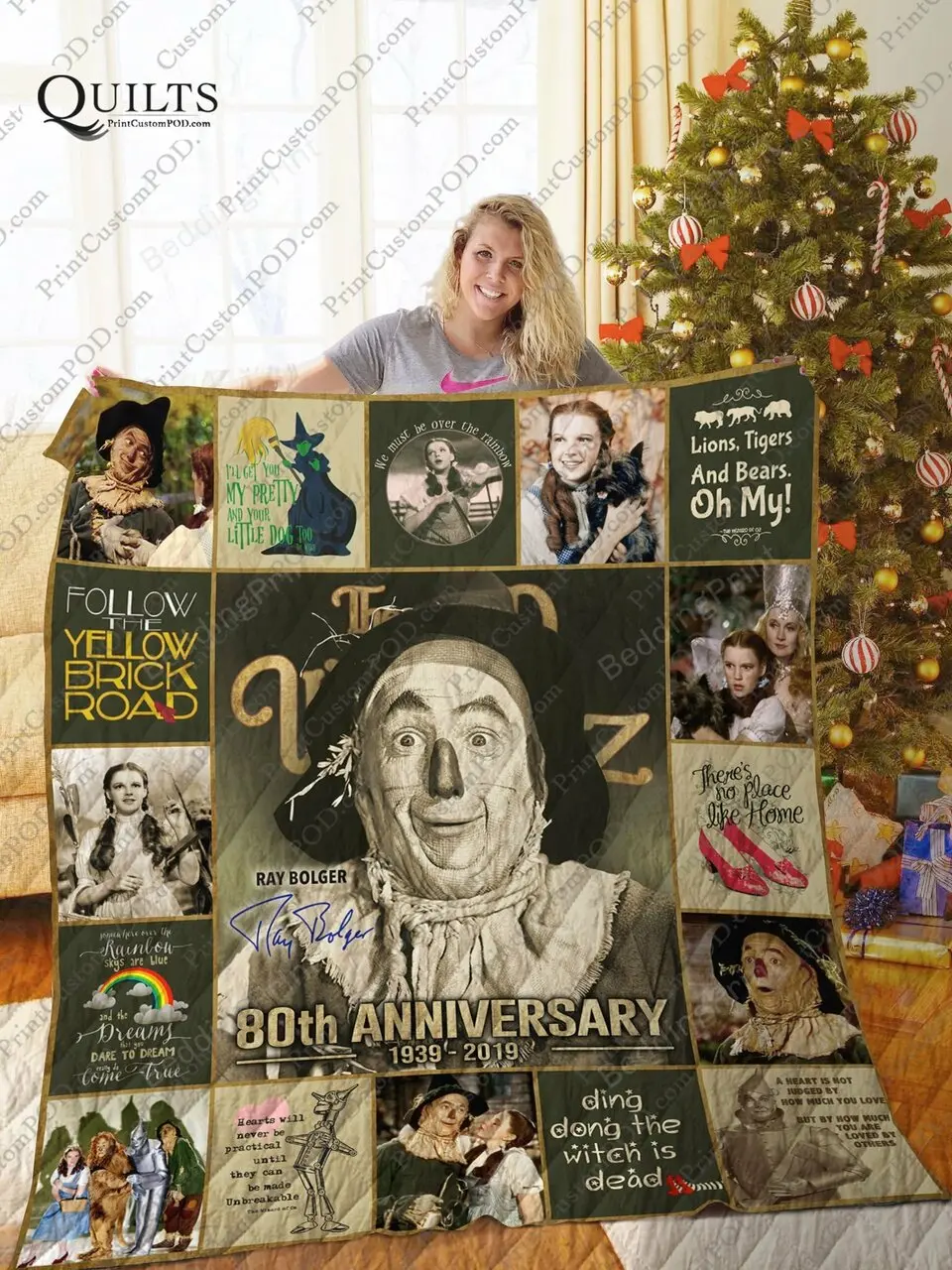 Mofi The Wizard Of Oz Quilt Blanket Ver 3 and Home Decor