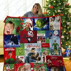 Mofi Xmas Movie Quilt Blanket and Home Decor