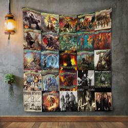 Molly Hatchet Album Covers Quilt Blanket and Home Decor
