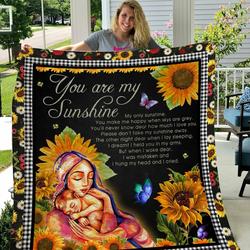Mom Love  You Are My Sunshine Quilt  Quilt and Home Decor