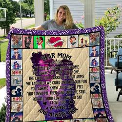 Mom MotherS Day Gift Quilt Blanket 01 and Home Decor