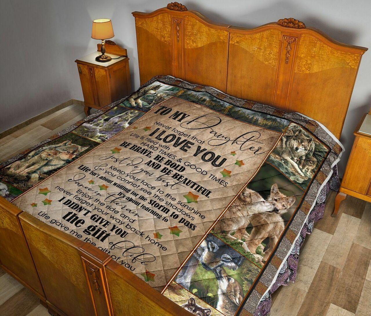 Mom To Daughter Quilt Blanket Dhc02011208Dd and Home Decor