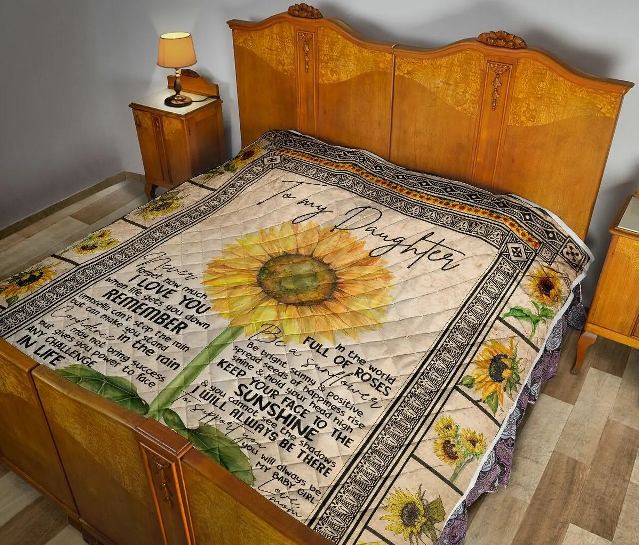 Mom To Daughter Quilt Blanket Dhc02011245Dd and Home Decor