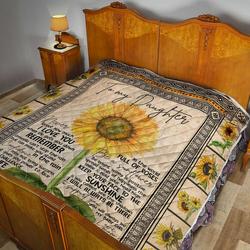 Mom To Daughter Quilt Blanket Dhc02011245Dd and Home Decor