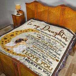 Mom To Daughter Quilt Blanket Dhc02011658Dd and Home Decor
