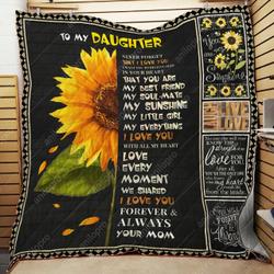 Mom To Daughter You Are My Best Friend Quilt Blanket Dhc040120116Td and Home Decor