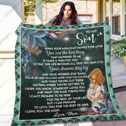 Mom To Son Being Your Mom Quilt Blanket Dhc040120138Td and Home Decor