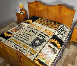 Mom To Son Quilt Blanket Dhc02011206Dd and Home Decor