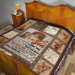 Mom To Son Quilt Blanket Dhc02011544Dd and Home Decor