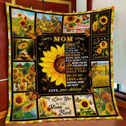 Mom You’Ll Feel Our Love With In This Quilt Blanket and Home Decor