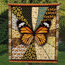 Monarch Quilt Blanket Dhc02012011Td and Home Decor