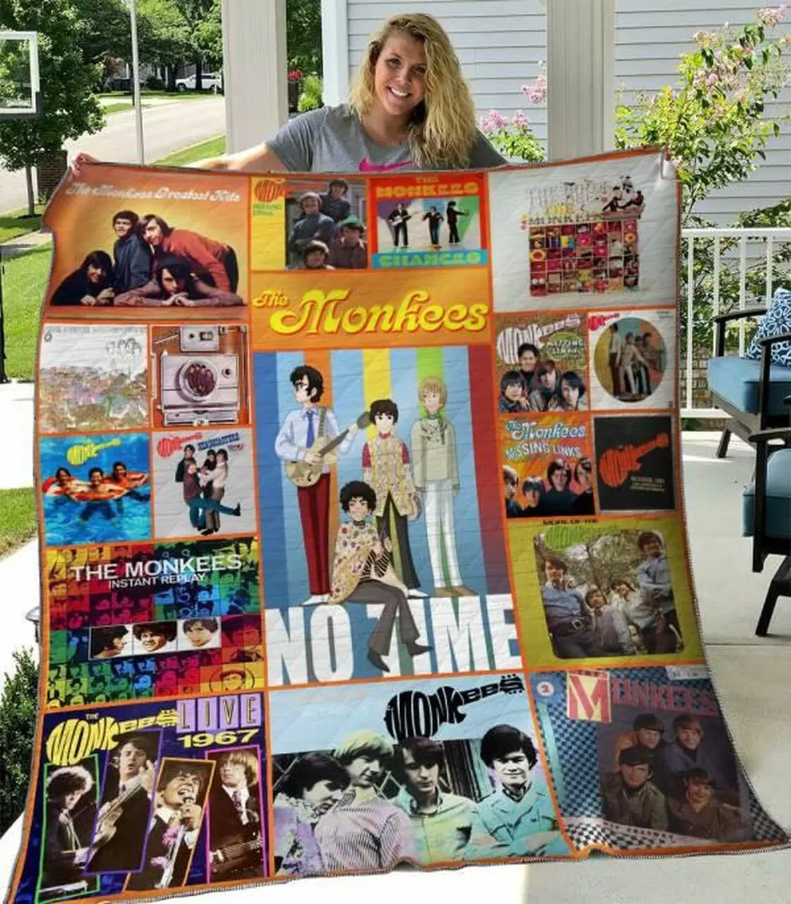 Monkees Quilt Blanket Limited Quilt Blanket and Home Decor