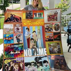 Monkees Quilt Blanket  Limited Quilt Blanket and Home Decor