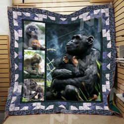 Monkey Quilt Blanket Dhc0910345Vt and Home Decor