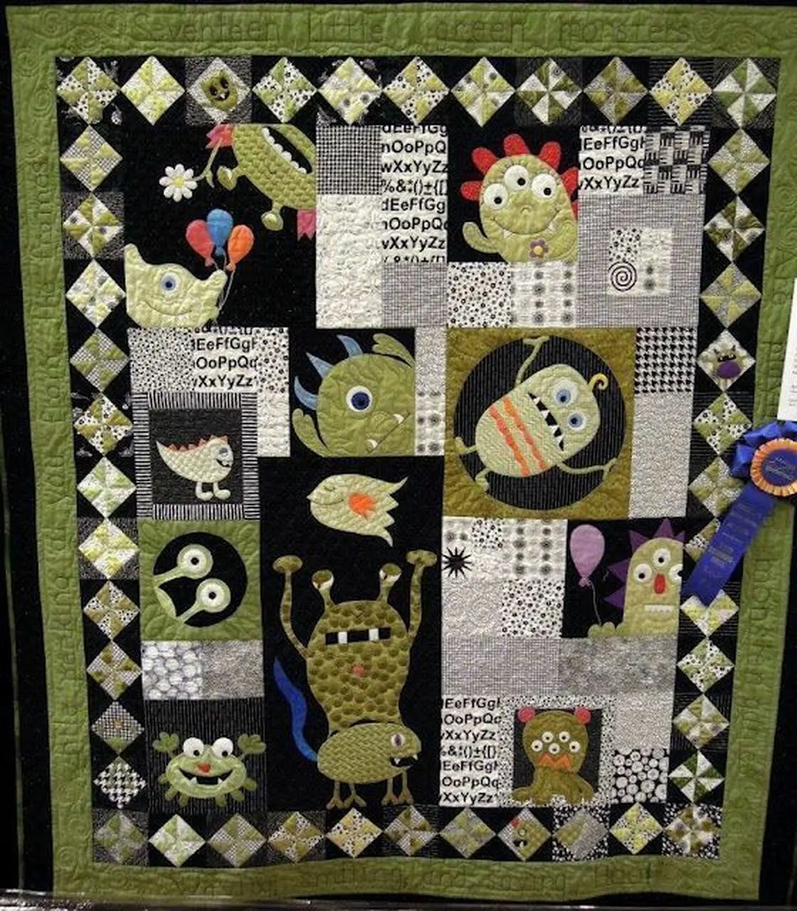 Monster Hur Quilt Cysibg and Home Decor