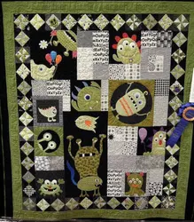 Monster Hur Quilt Cysibg and Home Decor