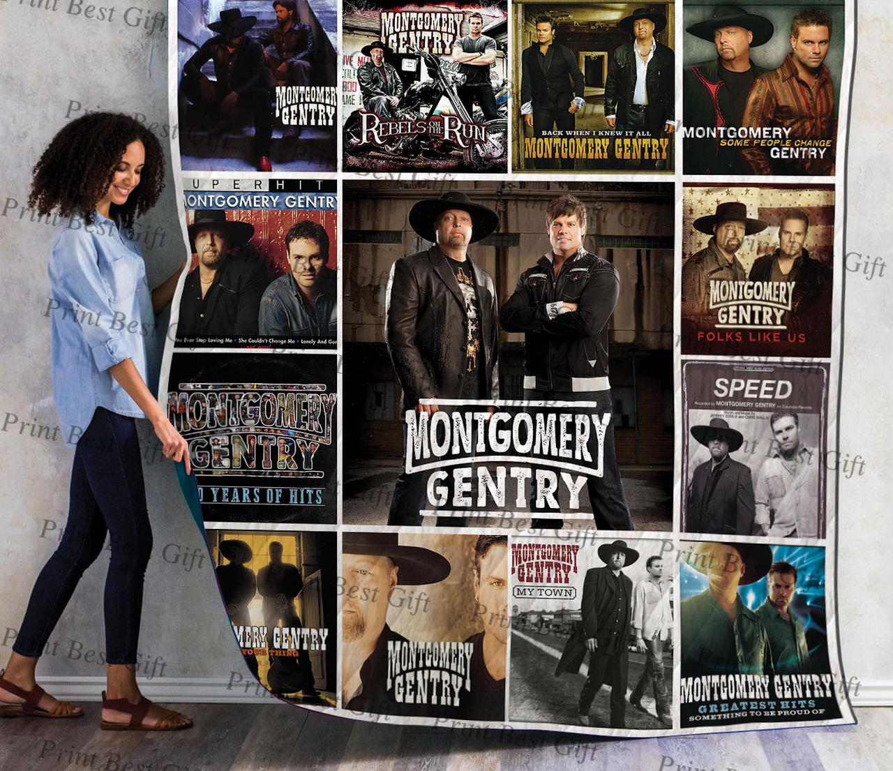 Montgomery Gentry Albums Cover Poster Quilt and Home Decor