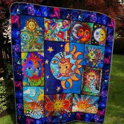Moon And Sun Tnt0804 4 Quilt Blanket  Quilt and Home Decor