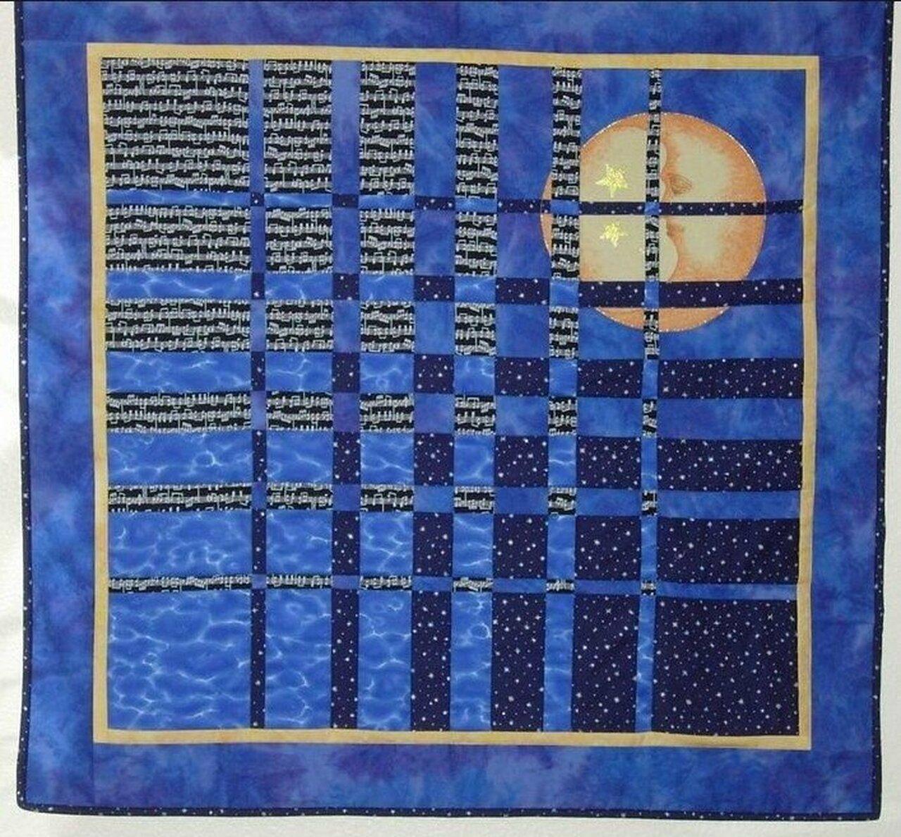Moonlight Sonata Cla2210331Q Quilt Blanket and Home Decor