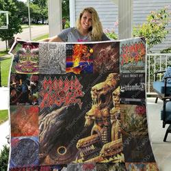 Morbid Angel Albums Quilt Blanket For Fans Ver 17 and Home Decor