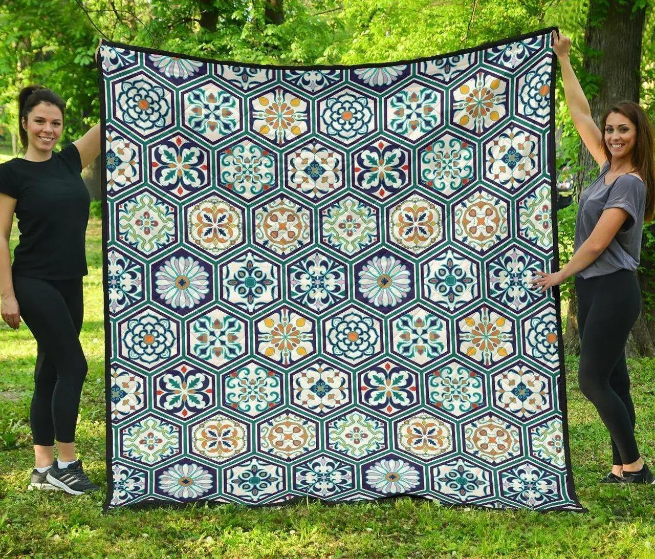 Mosaic Cl12100459Mdq Quilt Blanket and Home Decor
