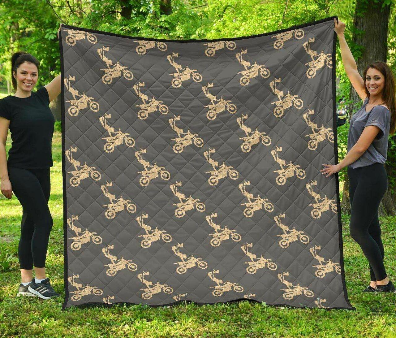Motocross Cl12100465Mdq Quilt Blanket and Home Decor