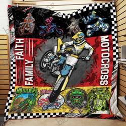 Motocross Clm210627 Quilt Blanket and Home Decor