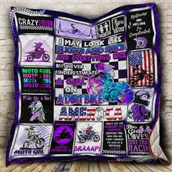 Motocross Girl Quilt M0608-4  Quilt and Home Decor