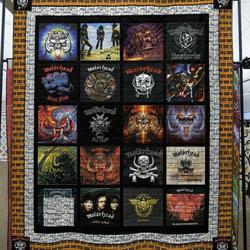 Motorhead Memories Quilt Blanket Kl30  Quilt and Home Decor