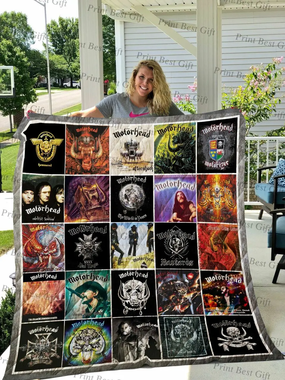 Motrhead Albums Cover Poster Quilt Blanket Ver 2 and Home Decor