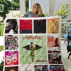 Mtley Cre Albums Quilt Blanket Ver13 and Home Decor