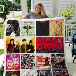 Mtley Cre Albums Quilt Blanket Ver14 and Home Decor