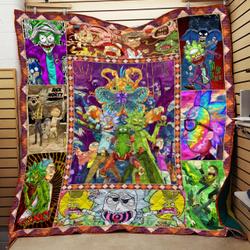 Multicharacter Rick Quilt and Home Decor