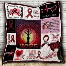 Multiple Myeloma Cancer Awareness Cl22100361Mdq Quilt Blanket and Home Decor