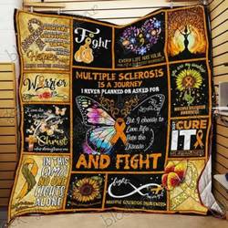 Multiple Sclerosis Journey Cl18100461Mdq Quilt Blanket and Home Decor