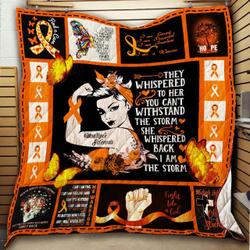 Multiple Sclerosis Warrior Quilt -V0208-6  Quilt and Home Decor