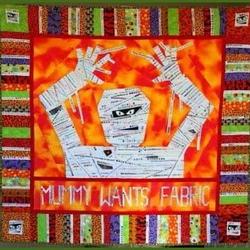 Mummy Wants Fabric Cld40775 Quilt Blanket and Home Decor