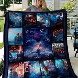 Murder On The Orient Express V2 Blanket Th2906 Quilt and Home Decor